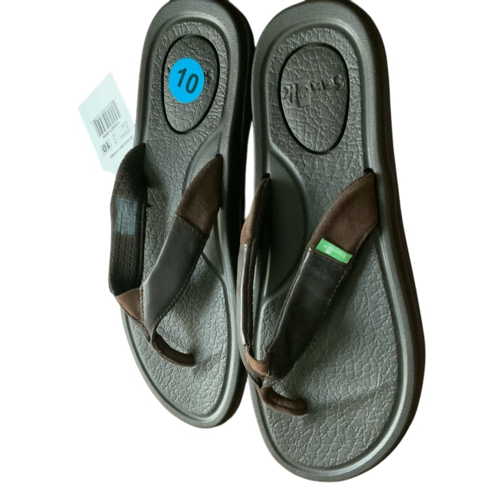 Sanuk Women's Yoga Mat 3 Primo Brown - Size 10 - Picture 2 of 6